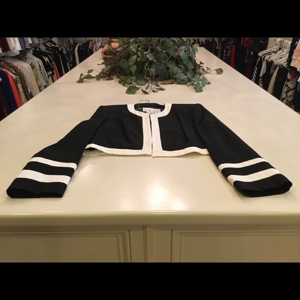 Laurèl Jacket - Black, White